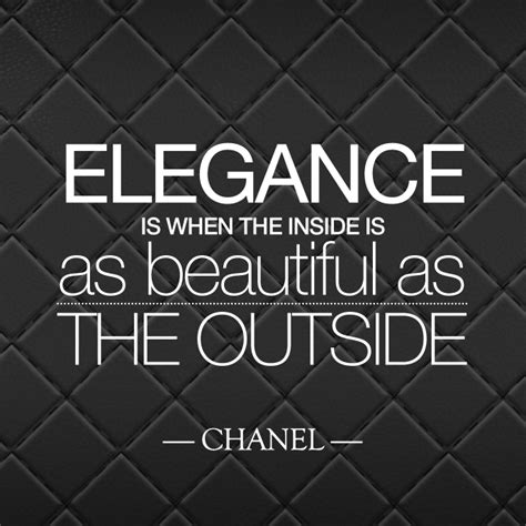 chanel quotes on elegance